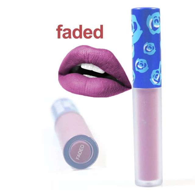 04 Faded Романтический медведь 12 цветов Матовая Обнаженная сексуальная губная помада шелковистый красный бархат голый губы Batom долговременная красота красочная губная помада - Цвет: 04 Faded