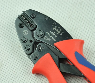 L-056TD ratchetting плоскогубцы для 22-10awg неизолированных кабельных линий ручной инструмент для обжима