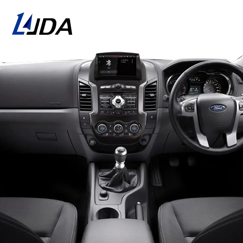 LJDA Android 10 автомобильный dvd-плеер для Ford Ranger 2011- gps навигация 2 Din Автомобильный радио мультимедиа wifi стерео ips головное устройство RDS