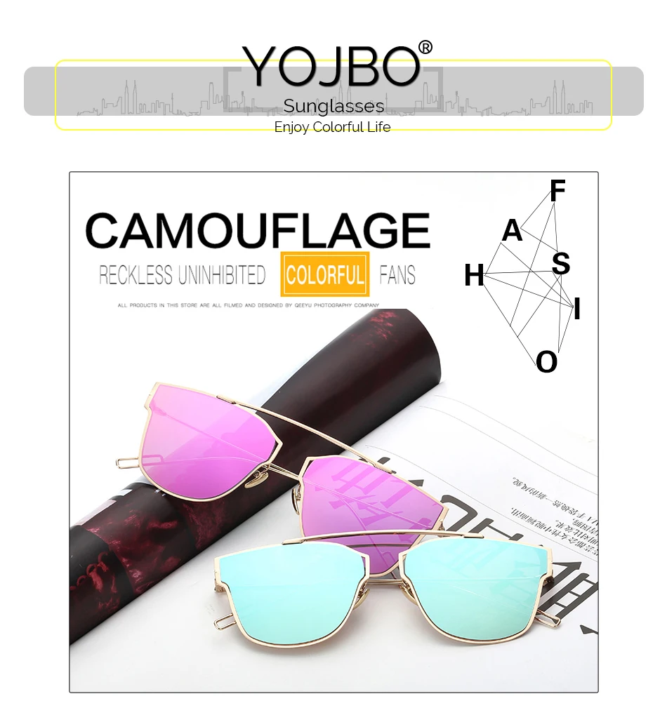 YOJBO, Зеркальные Солнцезащитные очки для женщин, фирменный дизайн, поляризационные,, модные, негабаритные очки, для девушек, высокое качество, UV400, ретро очки