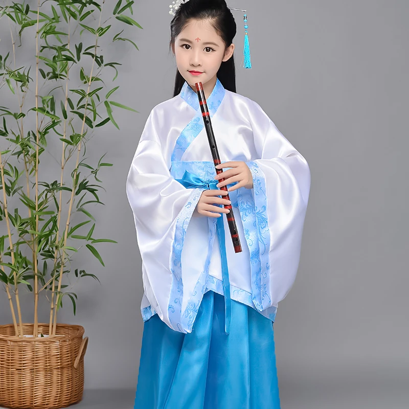 Hanfu/платье для детей Китайская древняя династия Хань принцесса наложница