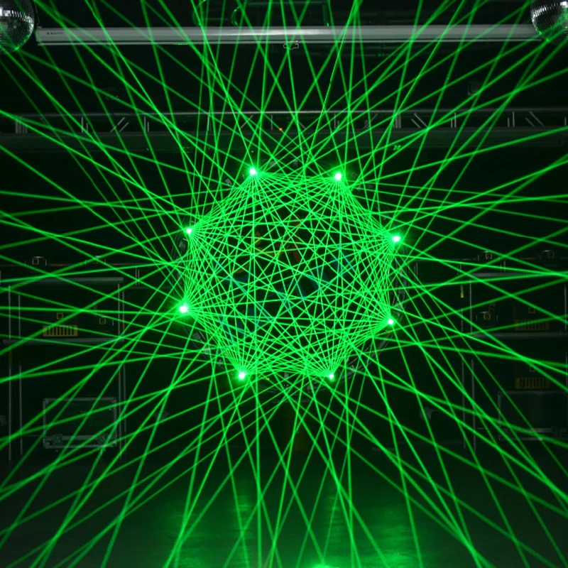 

4W Laser Light Compatible ILDA Laser Show Software Dmx Dj Laser Disco Club Home Party Full Color Lighting