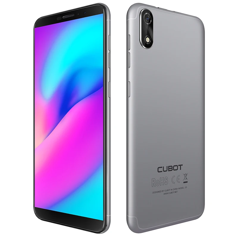 Смартфон Cubot J3 3g 5 0 дюймов Android GO MT6580 четырехъядерный 1. Hz 1 ГБ ОЗУ 16 Гб ПЗУ 8.0MP задняя