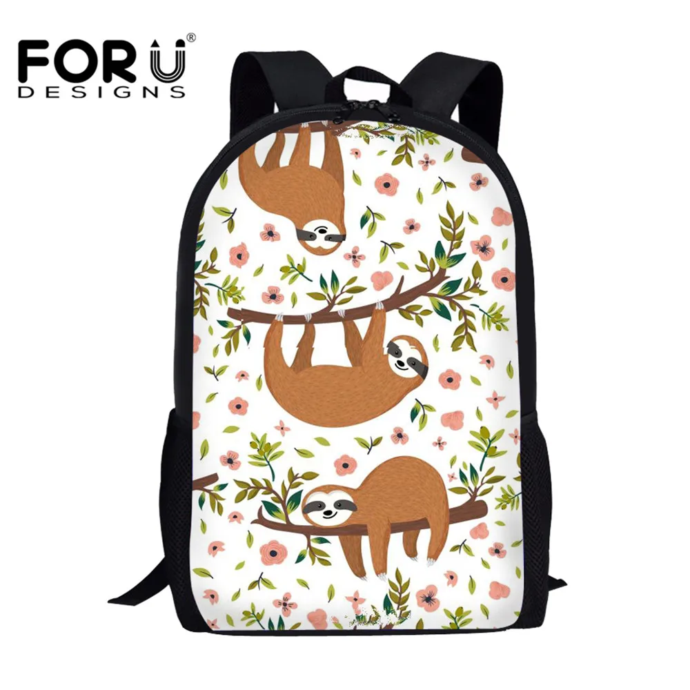 FORUDESIGNS/Лидер продаж, сумка для мальчиков и девочек с мультяшным принтом, модные рюкзаки, школьные сумки, детские большие сумки, Mochila - Цвет: HXA02C