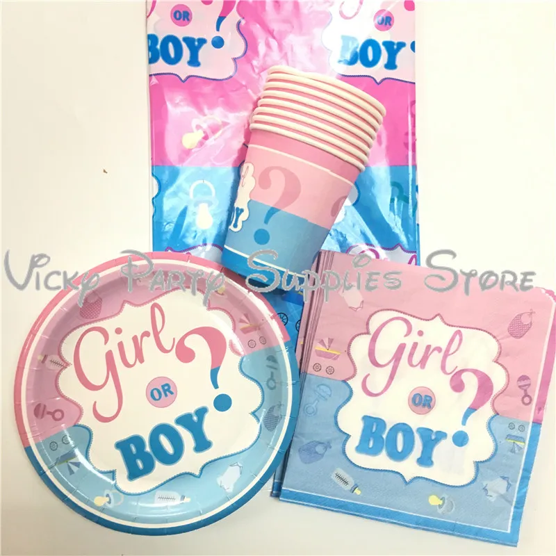 33 шт./лот набор одноразовых табельных изделий для мальчиков и девочек розовые