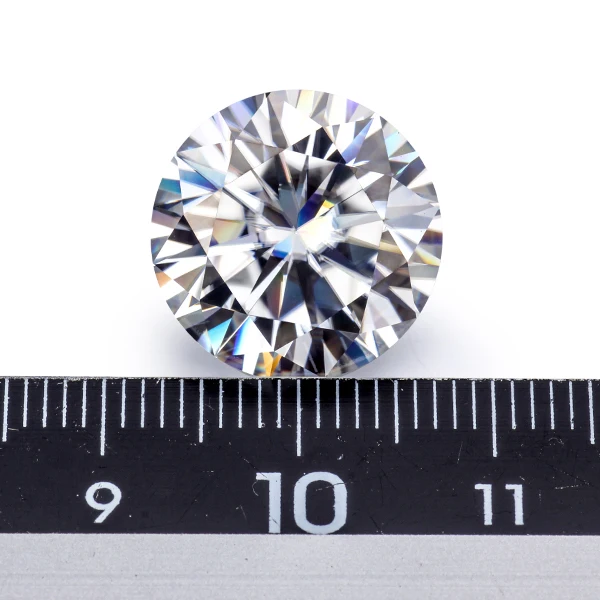 Cheestar драгоценные камни свободные моиссаниты цвет камня GH круглой формы 15 мм 8