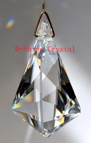 

5pcs 76MM CLEAR CHANDELIER CRYSTAL PRISM SUNCATCHER FREE SHIPPING