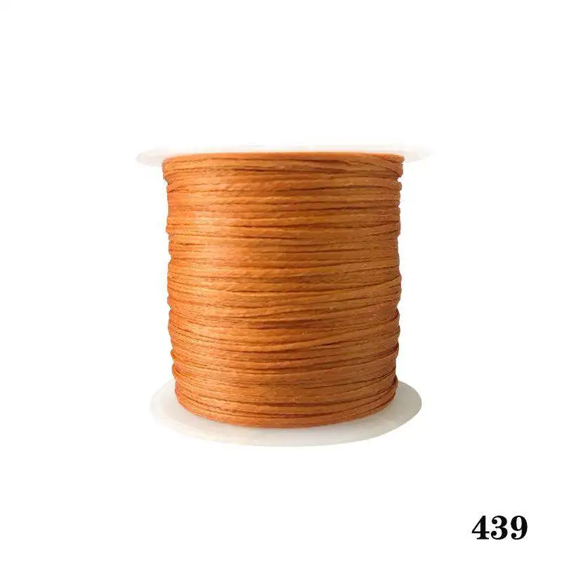 3 150D wax thread 50 meters Leather decorative sewing thread DIY Handmade Flat Wax Line Silicon wax wire Leather splicing - Цвет: 3