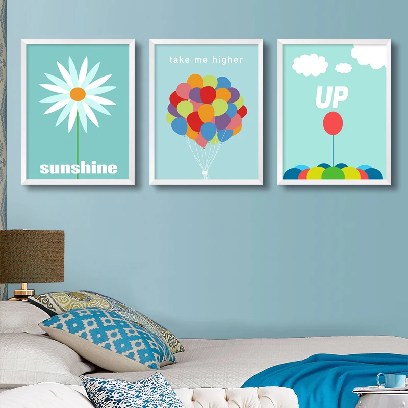 Новинка абстрактная вдохновляющая картина на холсте LZN настенная для детской