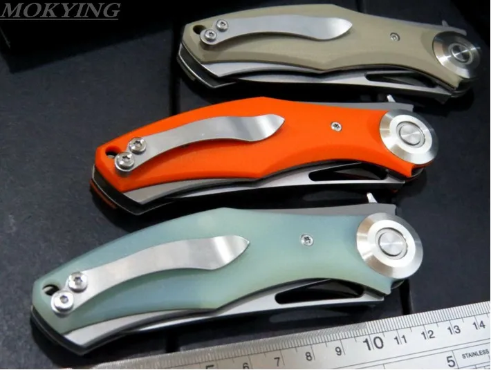 Mokying складной нож D2 стальное лезвие G10 Ручка Кемпинг Тактический выживания