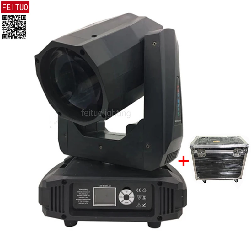 2pcs+Flycase High Power 100w Led Moving Head Beam Dmx Stage Light Powercon In And Out Zoom Strobe New Dj | Освещение