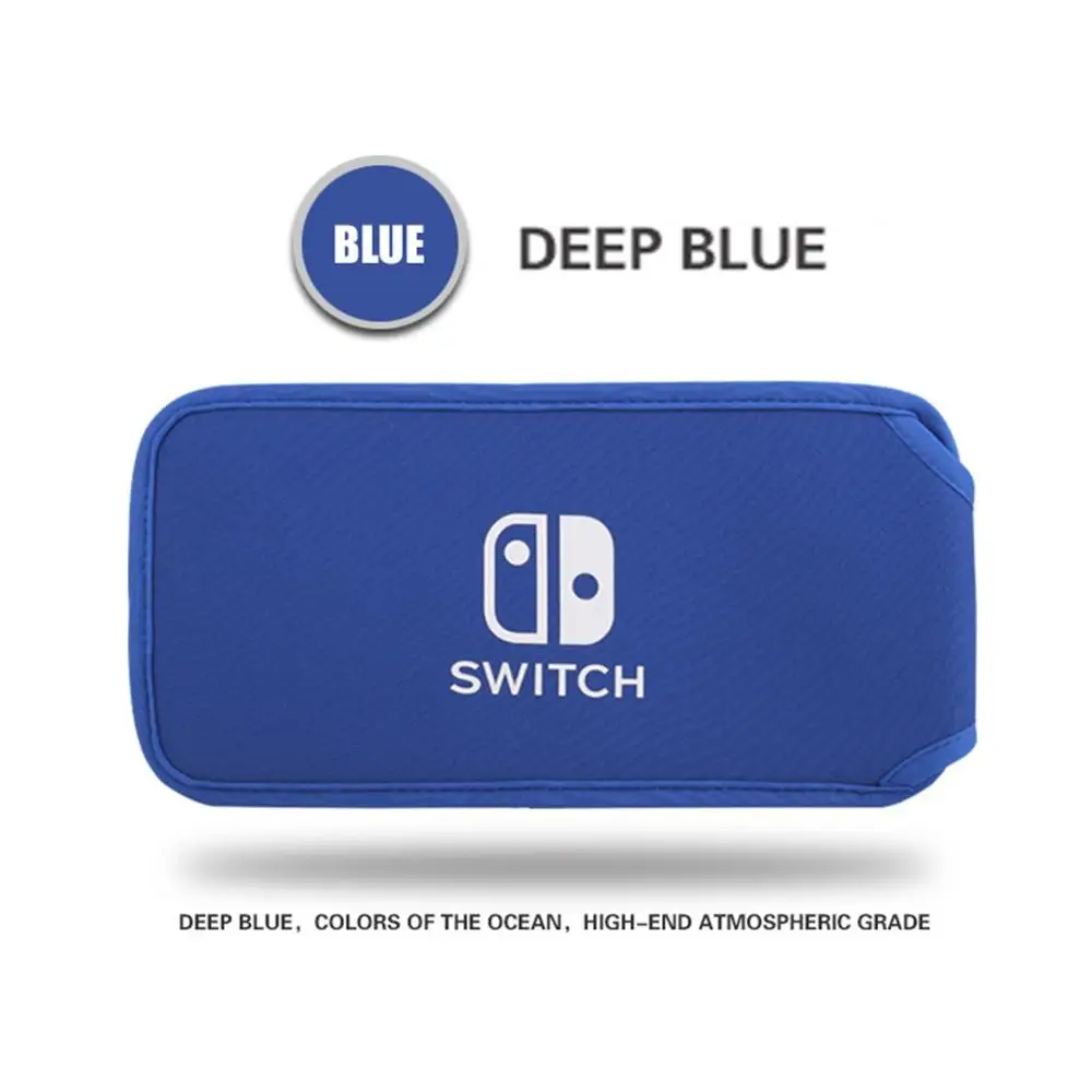 Синий Портативный чехол в виде ракушки для переносного устройства с переключателем, сумка для хранения для NS, аксессуары для консоли переключателя, прочная сумка для переключателя - Цвет: Синий