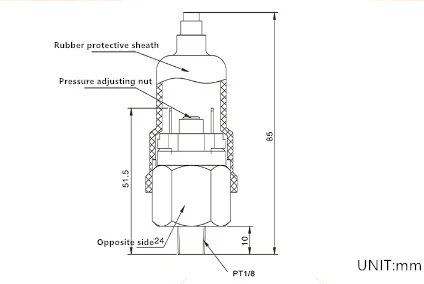QPM11-NC/QPM11-NO G1/8 G1/4 переключатель давления 0,1-1 МПа/Регулируемый воздушный мембранный механический простой автоматический контроллер