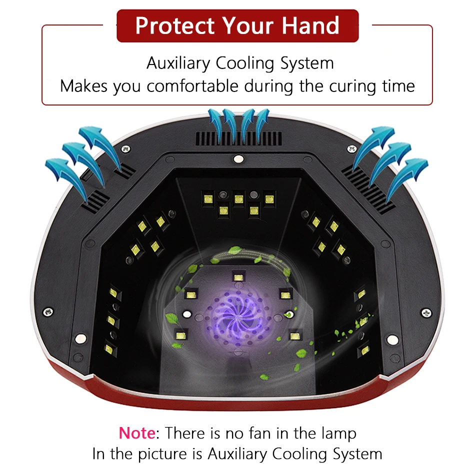 48 Вт УФ лампа гелевая Светодиодная для ногтей высокая мощность Все Гель лак