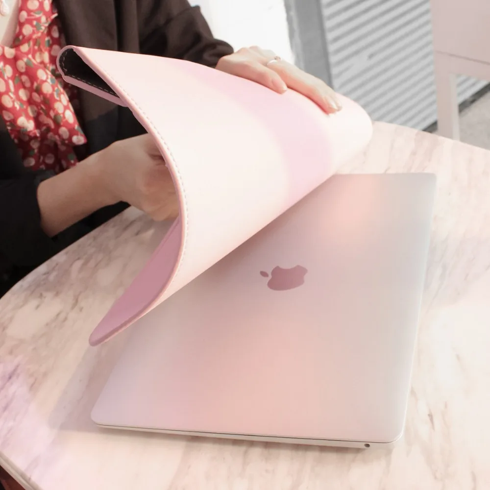 Для Macbook Air 13 11 дюймов чехол, чехол-кошелек для Macbook Pro 13 15 retina ультра тонкая сумка для переноски с подставкой
