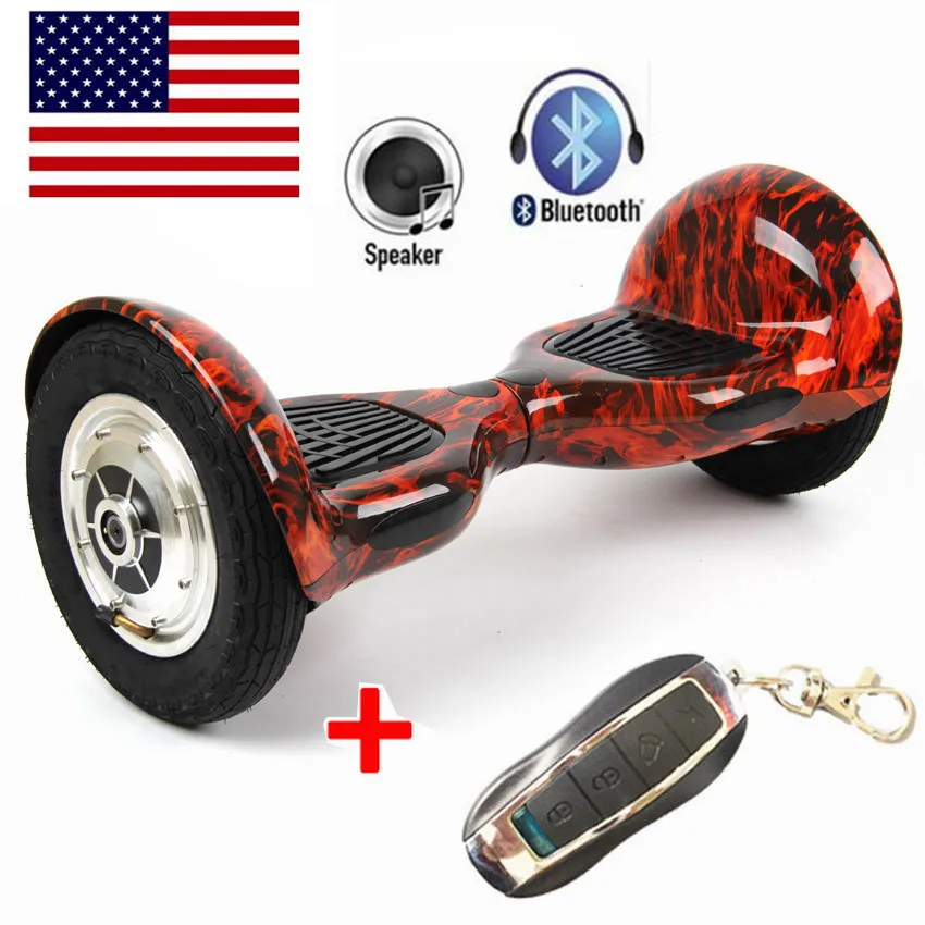 10 дюймов Hoverboard 2 колеса Slef Балансирующий скутер Hover Электрический скейтборд samsung