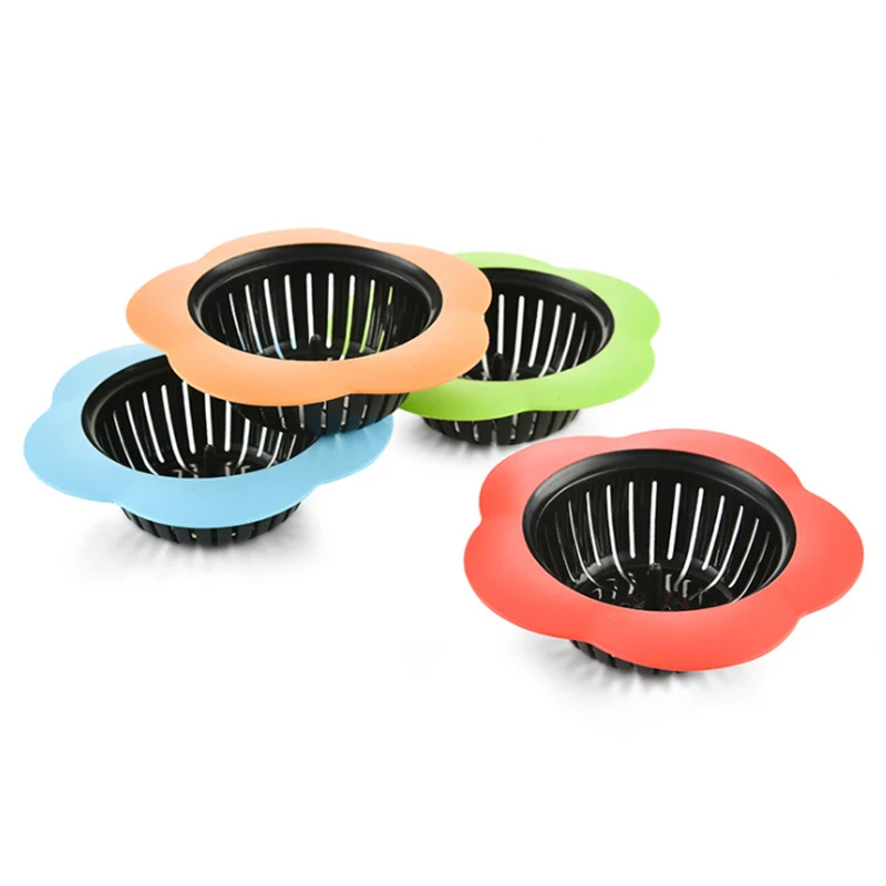 4 шт. Силиконовый Фильтр для слива в раковину | Дом и сад