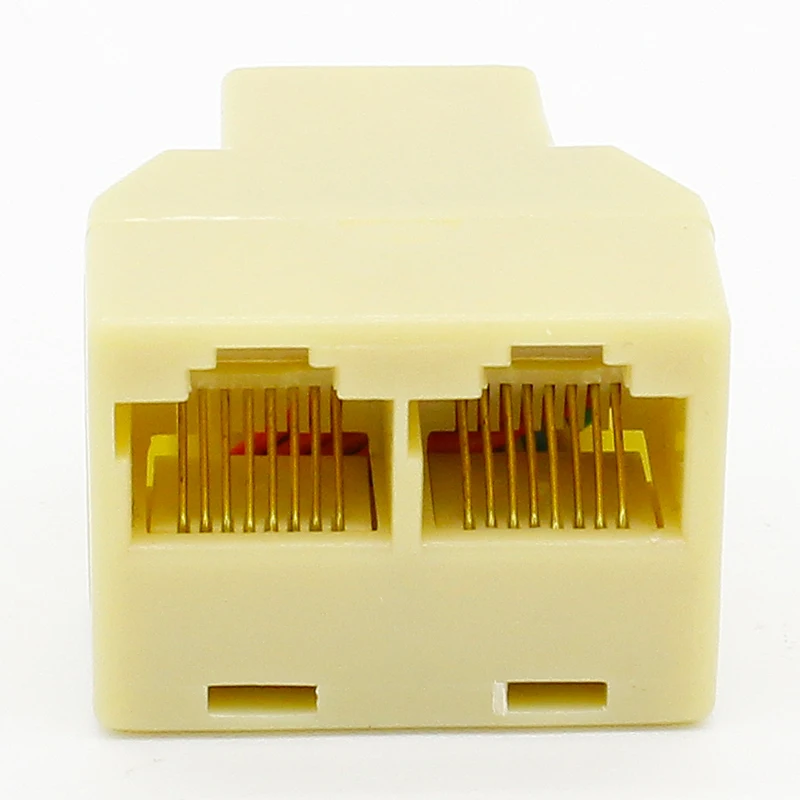 Розетка RJ 45 сплиттер Adatper коннектор Ethernet сетевой адаптер RJ45 разветвитель кабеля