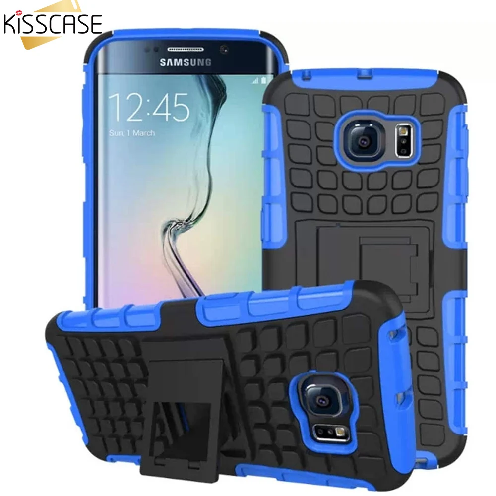 KISSCASE противоударный чехол для Samsung Galaxy A5 A7 J7 J5 S8 Plus S6 армейские чехлы телефонов S7
