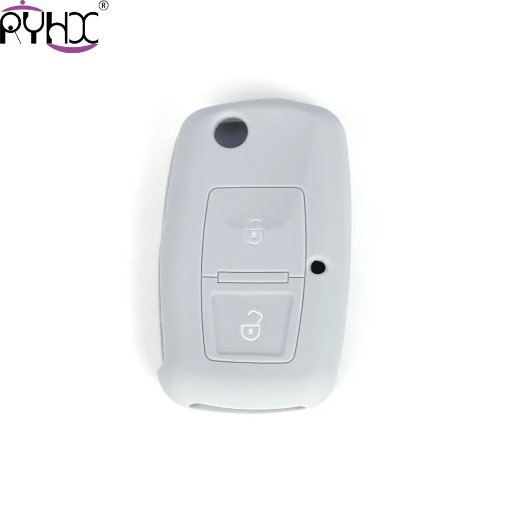 RYHX For Skoda Octavia SEAT 2017 Rapid Passat B6 B5 B8 POLO Superb Yeti Golf 7 Tiguan silicone car key eco-friendly flip covers |