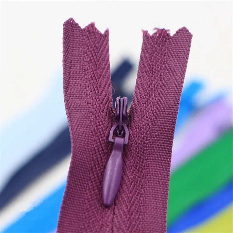 3#8 шт невидимые молнии DIY нейлоновая катушка молния 28 см 40 см 50 см 55 см 60 см размер для шитья одежды Подушка инструмент портного