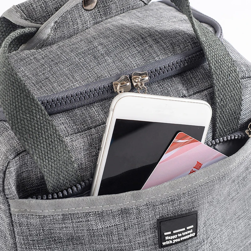 Многоразовая изолированная сумка для ланча детей и женщин термоконтейнер еды