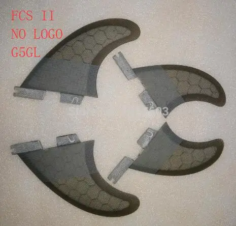 FCS II NO logo G5GL Большая сетка FCS II ласты для серфинга крутой серый Quad Набор для серфинга Fin G5 GL boia аксессуары для сёрфинга - Цвет: FCS II NO logo G5GL