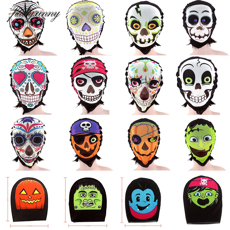 Маскарадная тушь для ресниц маски лица ужас зомби пират тыква сахар череп маска