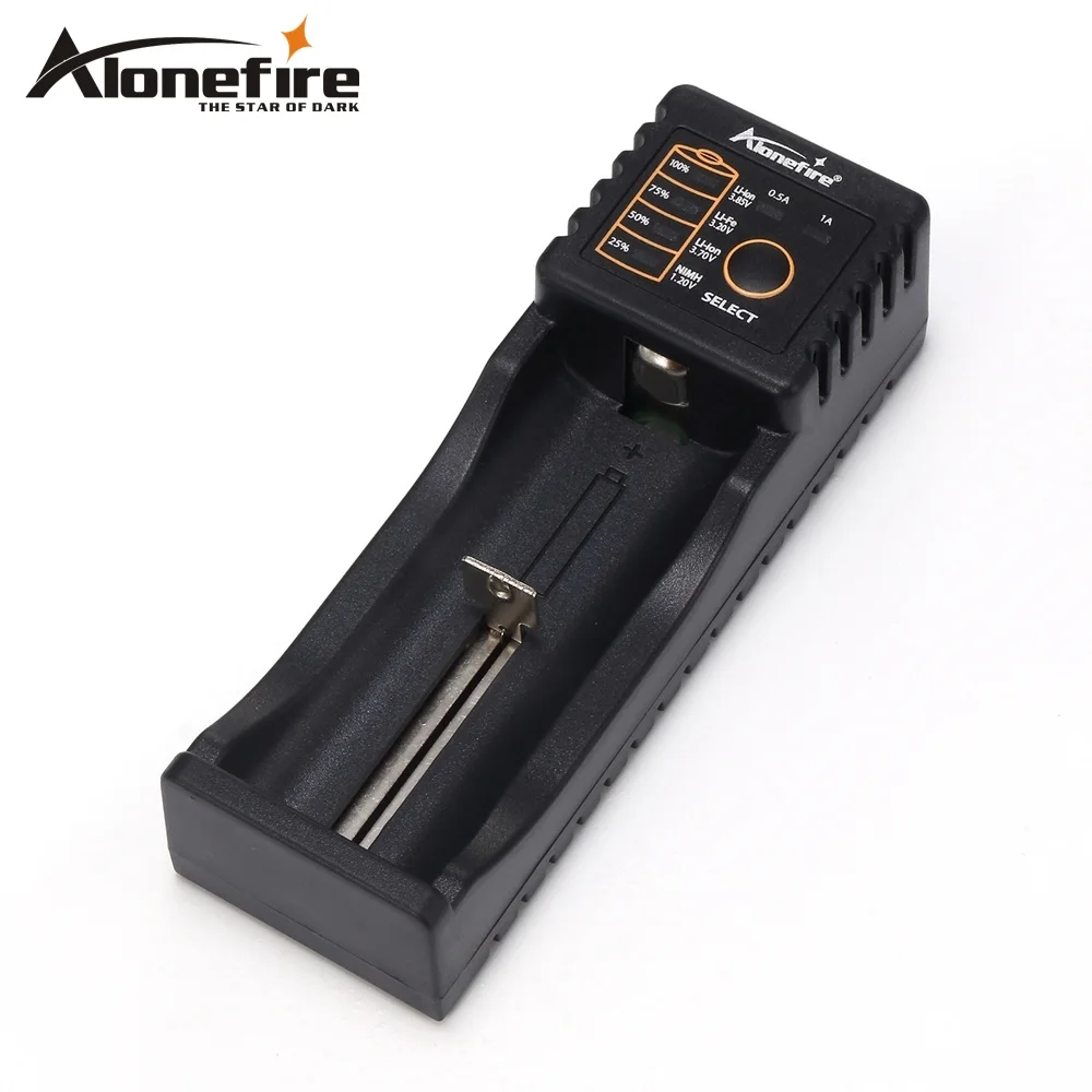 Alonefire MC101 Интеллектуальный литий-ионный аккумулятор 3,7 в Ni-MH Ni-Cd 1,2 в USB зарядное устройство для 26650 18650 18350 16340 10440