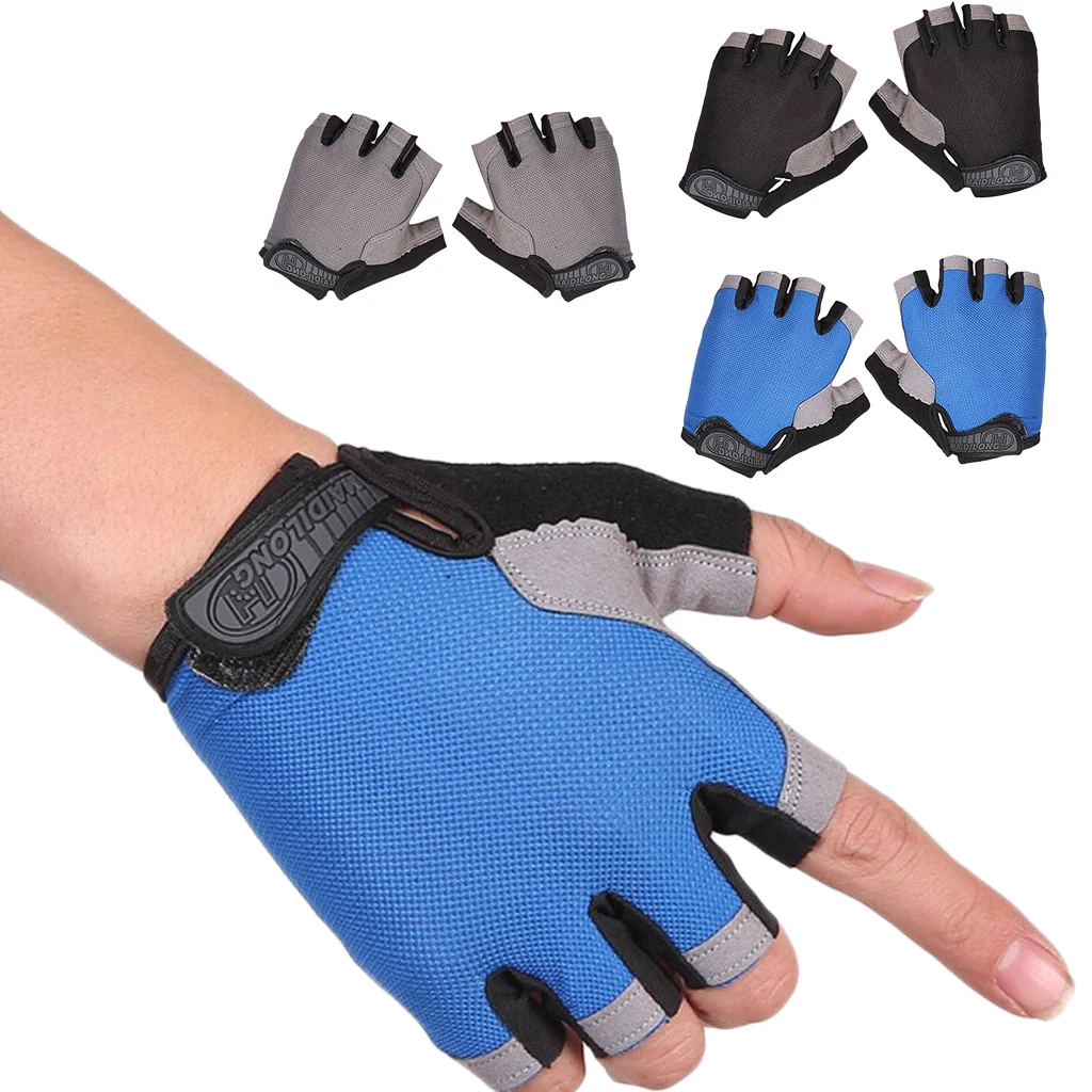 Перчатки с закрытыми пальцами для мужчин и женщин ударопрочные спорта на