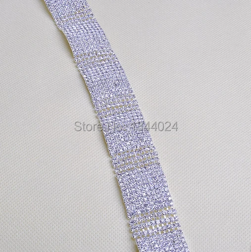 3CM 5 Yards Wide Luxury Full Crystal Density Curved Rhinestone Trims For Wedding | Дом и сад