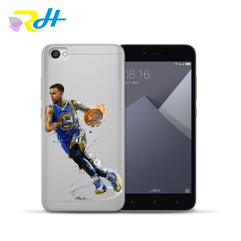 Для xiaomi прозрачный силиконовый мягкий основа NBA Старр Джордан Джеймс Кобе чехол