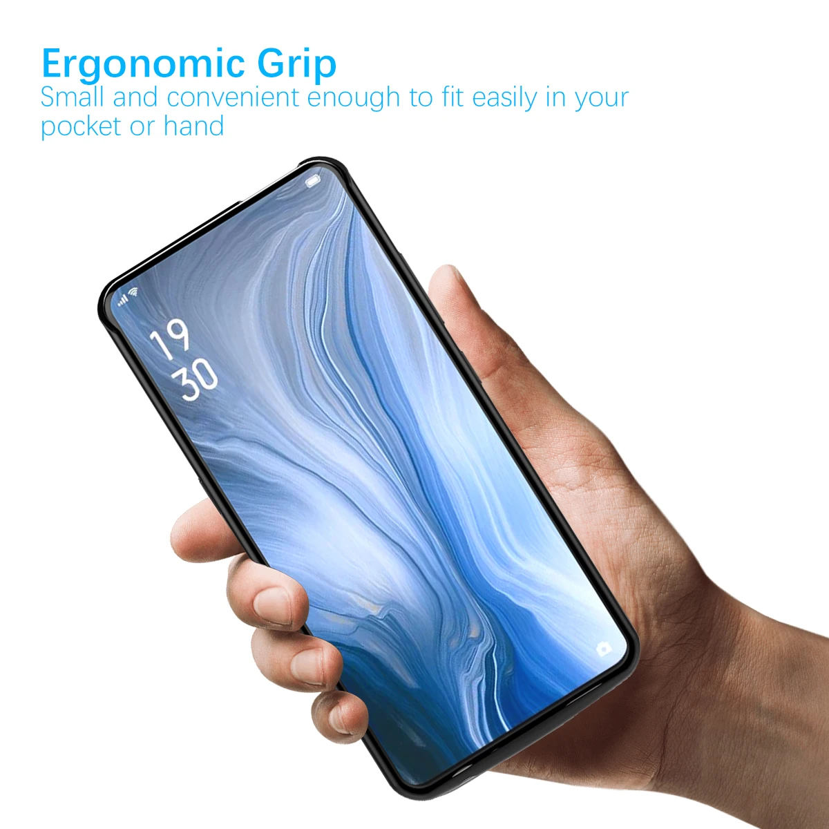 Для Oppo Reno Z зарядное устройство чехол 6500 мАч расширенная батарея резервного