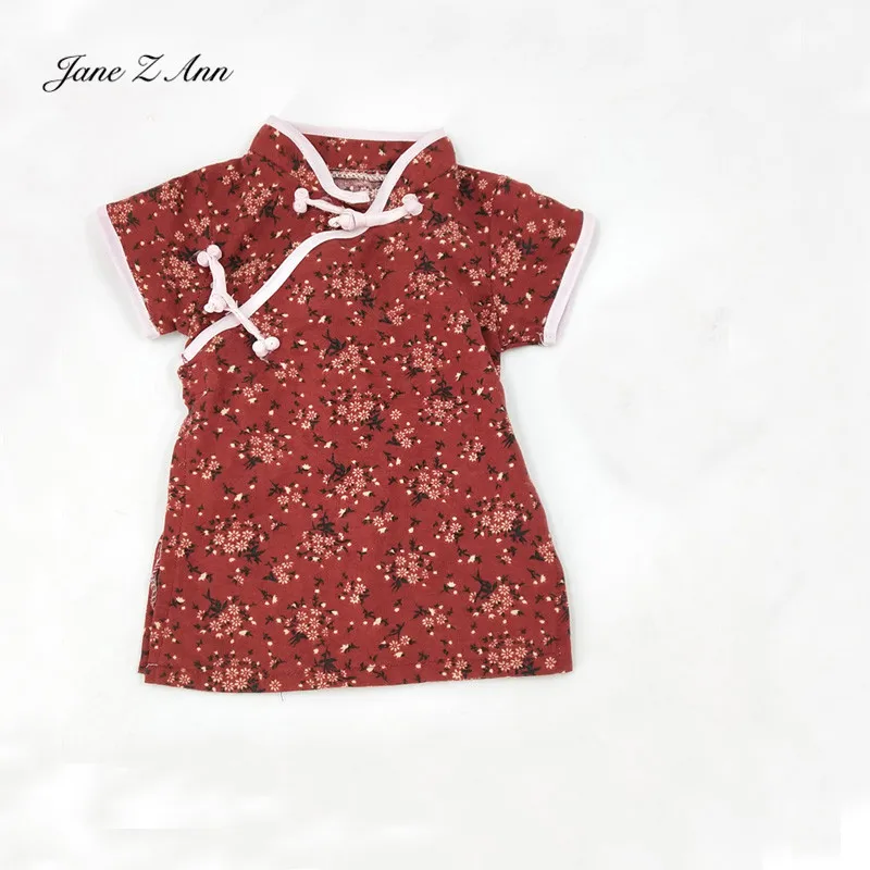 wine red cheongsam Jane Z Ann фото костюм для новорожденных студийный костюм для фотосессии милый китайский традиционный Чонсам Ретро сумка для одежды - Цвет: wine red cheongsam