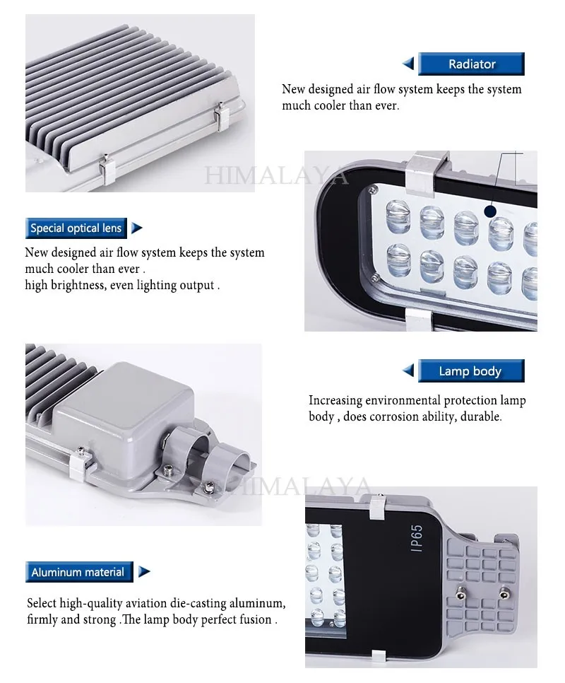 Toika FedEx 1 шт. 50 Вт, 60 Вт, 80 Вт, 100 Вт уличные фонари AC85-265V12W светодиодный уличный свет IP65 Наружное освещение набор ламп