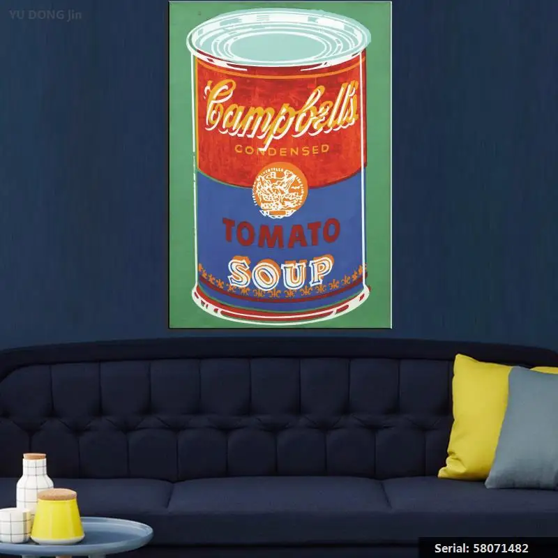 Yu Dong jin Andy Warhol натюрморт абстрактная живопись маслом Рисование Искусство спрей