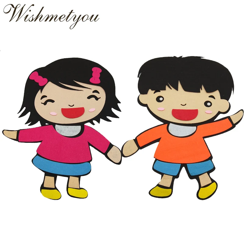 WISHMETYOU, 41 см, для девочек и мальчиков, резка, войлочные, нетканые, для рукоделия, войлочные принадлежности, Аппликации, сделай сам, для дома, комнаты, детского сада, Декор