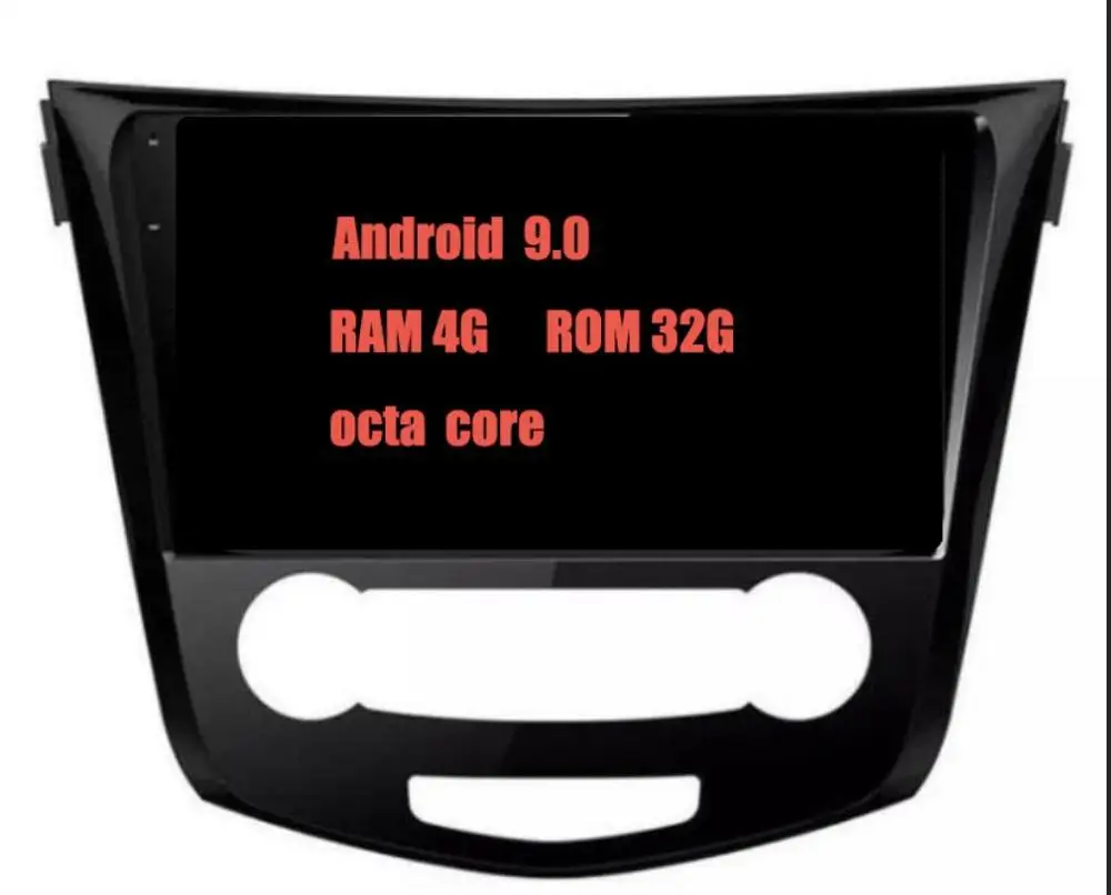 10," 8 ядерный Android 10,0 автомобильный dvd-плеер gps навигация для Nissan X-TRAIL Qashqai Dualis Rouge 2013 - Цвет: 9.0 4G-32G 8Core