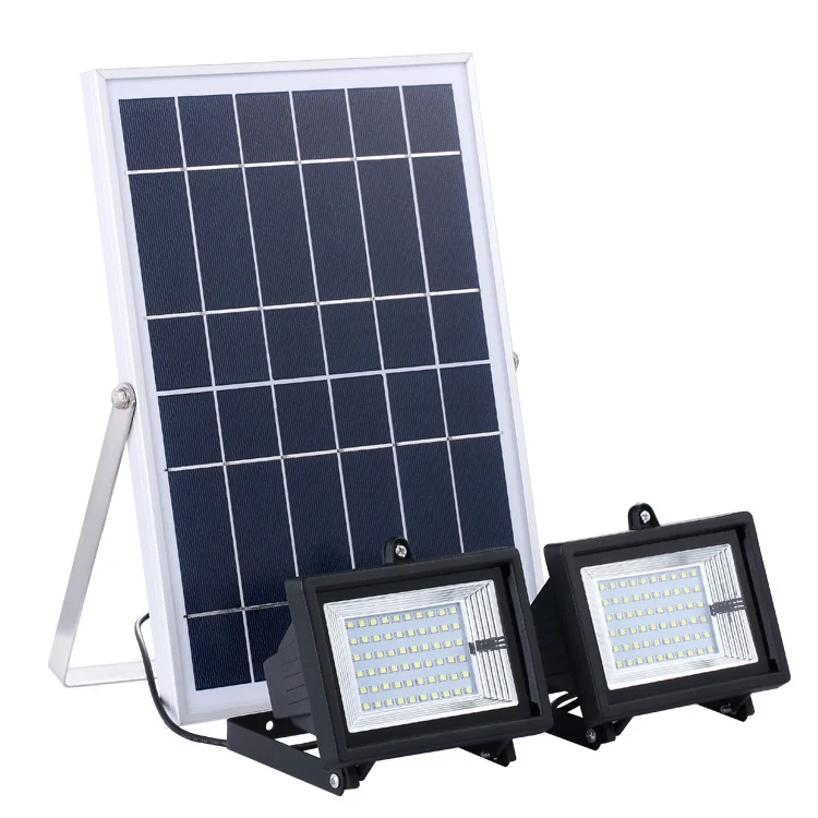 Outdoor high lumems 60led chip solar led flood light for garden with remote controller | Освещение
