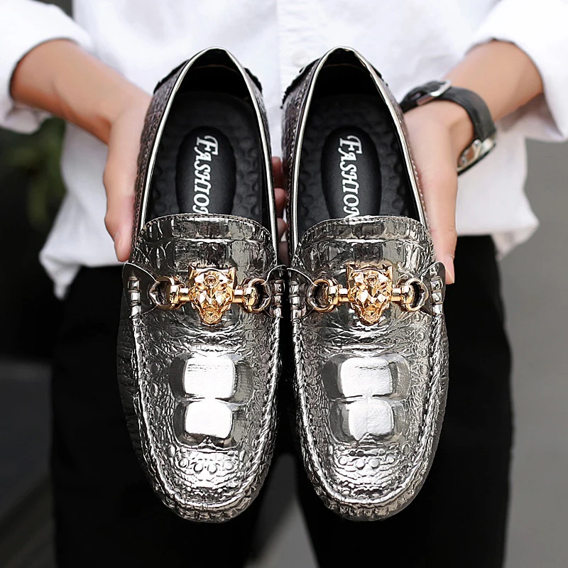 Men's moccasins leather loafers driving shoes luxury outdoor men's non-slip breathable sets of feet casual | Обувь