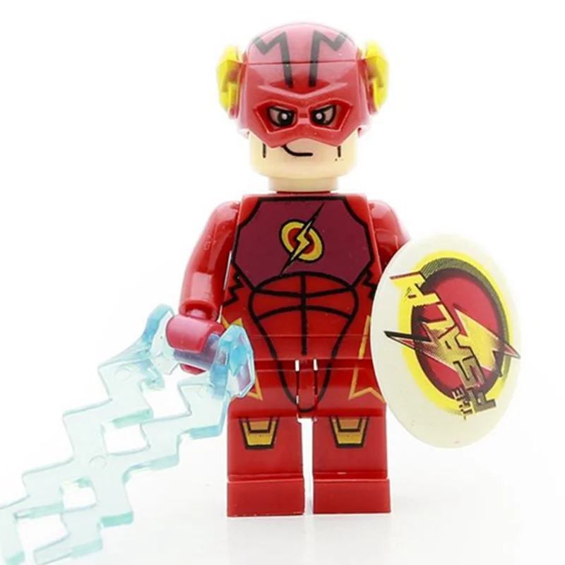Один продажи флэш Барри с Thunder Young Justice SUPER HEROES XH068 собрать Minifig модель строительные