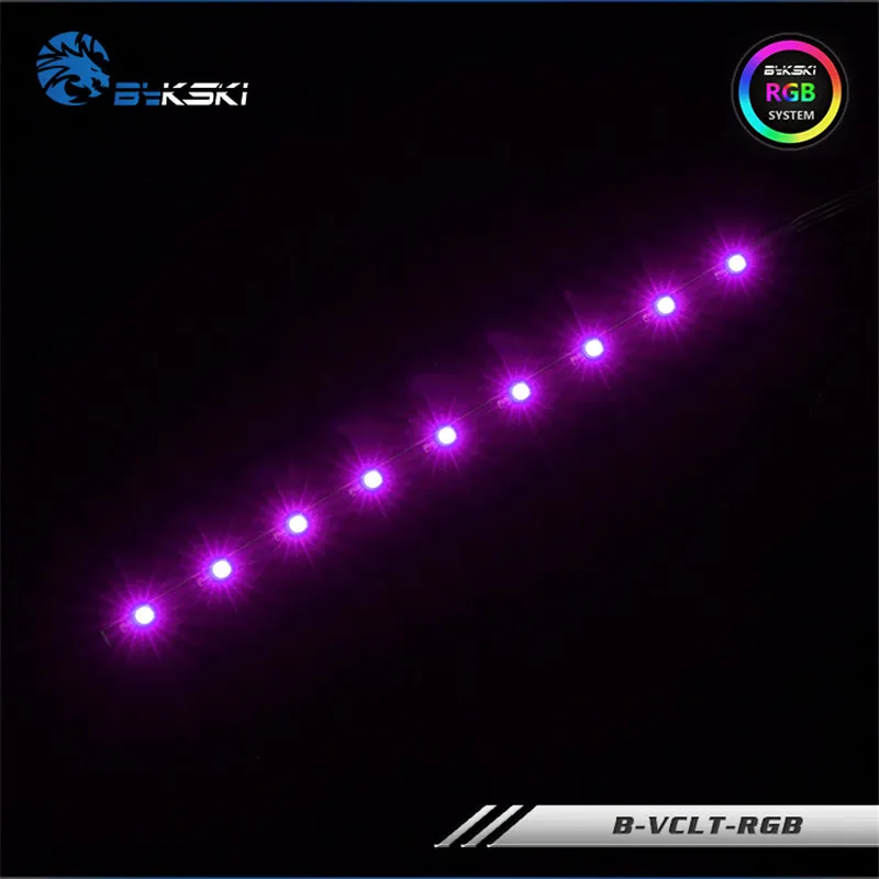 Блок водяного охлаждения Bykski RGB осветительная полоса 5 В или 12 светодиодная