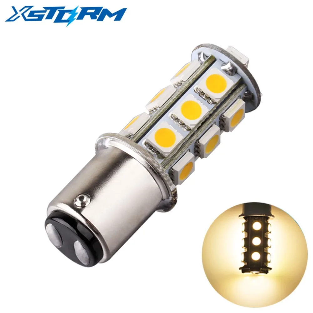 2 шт. 1142 BA15D 18 SMD 5050 P21D Хвостовая сигнальная лампа теплые белые светодиодные