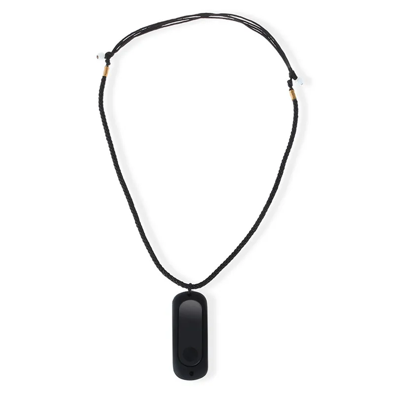 DIY вязаное модное ожерелье с резиновой подвеской держатель для Xiaomi Mi Band 2 Jun21