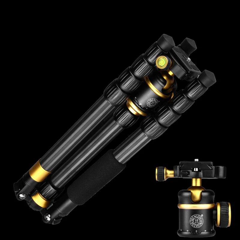 QZSD Q888C легкий штатив для цифровой видеокамеры DSLR монопод с быстроразъемным