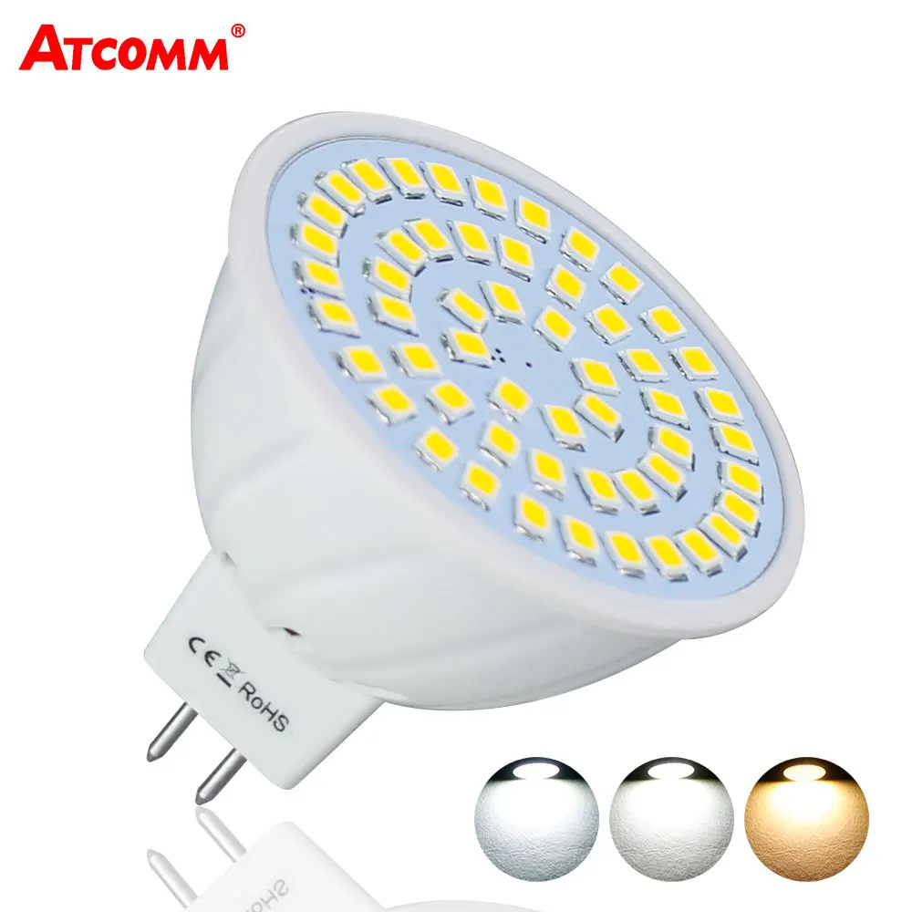 

Ampoule LED MR16 Bulb Light 4W 6W 8W 110V 220V DC 12V 2835 SMD 36 54 72 LEDs Diode Spotlight Bombillas Warm/Cold/Natural White
