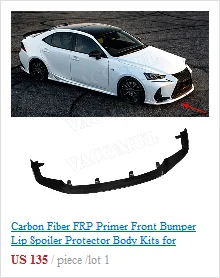 FRP из углеродного волокна черный Задний бампер Защитная крышка для LEXUS IS300 IS350 IS F Sport Sedan 4 двери 17-18
