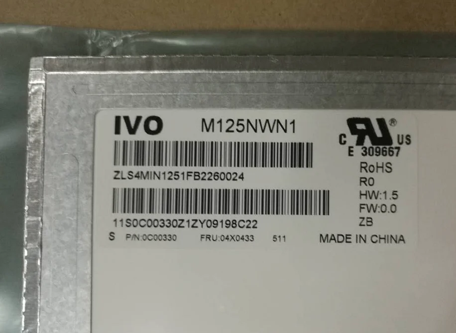 Матрица для ноутбука 12 5 дюйма M125NWN1 R0 ЖК дисплей матовый 30Pin HD 1366X768 замена