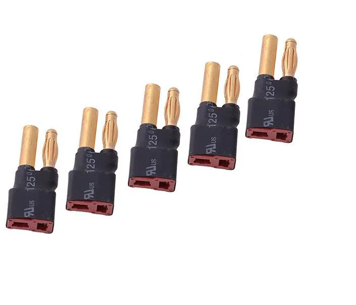 Адаптер с Т образной вилкой типа банан и штекером 4 0 мм 2 шт.|Детали аксессуары| |