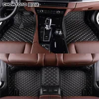 CHOWTOTO AA Special Floor Mats For Ford Escort Durable Waterproof Leather Rugs Carpets For Ford Escort/Mustang